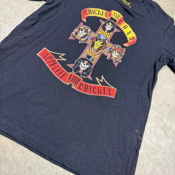 Chicken And Guns Portland Oregon Cartopia Food Carts Shirt Bishops T Adult M - Picture 6 of 7